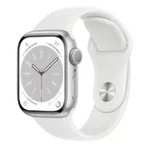 Apple Watch SE GPS, 40mm / Apple Watch Series 8 GPS, 41mm Silver Aluminium Case £279.99