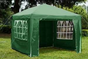 3 x 3m Waterproof Gazebo - Grey, Blue, White or Green £44.99 with code (£9.99 delivery) @ Wowcher / I Want Wallpaper