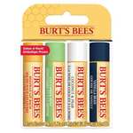 Burt's Bees Multipack, Lip Balm Set, Beeswax, Cucumber Mint, Coconut & Pear, Vanilla Bean, Best of Burt's, 4x4.25g. - £6.47/£6.11 S&S