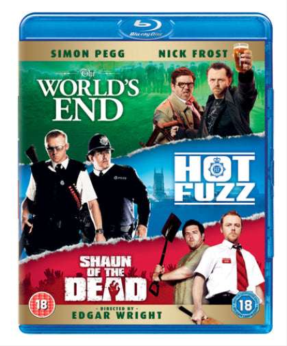 Shaun of the Dead/Hot Fuzz/Worlds End Blu Ray
