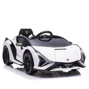 Lamborghini SIAN 12V Kids Electric Ride On Car Toy with Remote Control (WHITE OR GREEN) - £145.59 with code UK Mainland @ 2011homcom Ebay