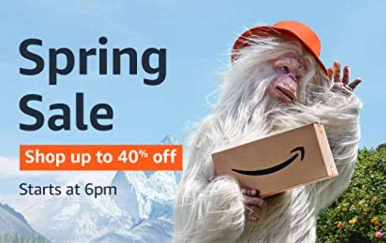 Amazon Spring Sale starts at 6pm hotukdeals