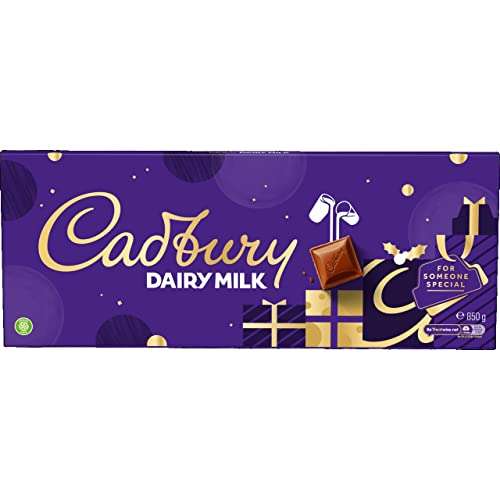 Cadbury Dairy Milk Chocolate Bar, 850g £7 @ Amazon