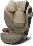 Cybex Gold Solution S-Fix High Back Booster Car Seat, For Cars with and without ISOFIX, Group 2/3 (15-50 kg), From Approx 3-12 Years, Beige