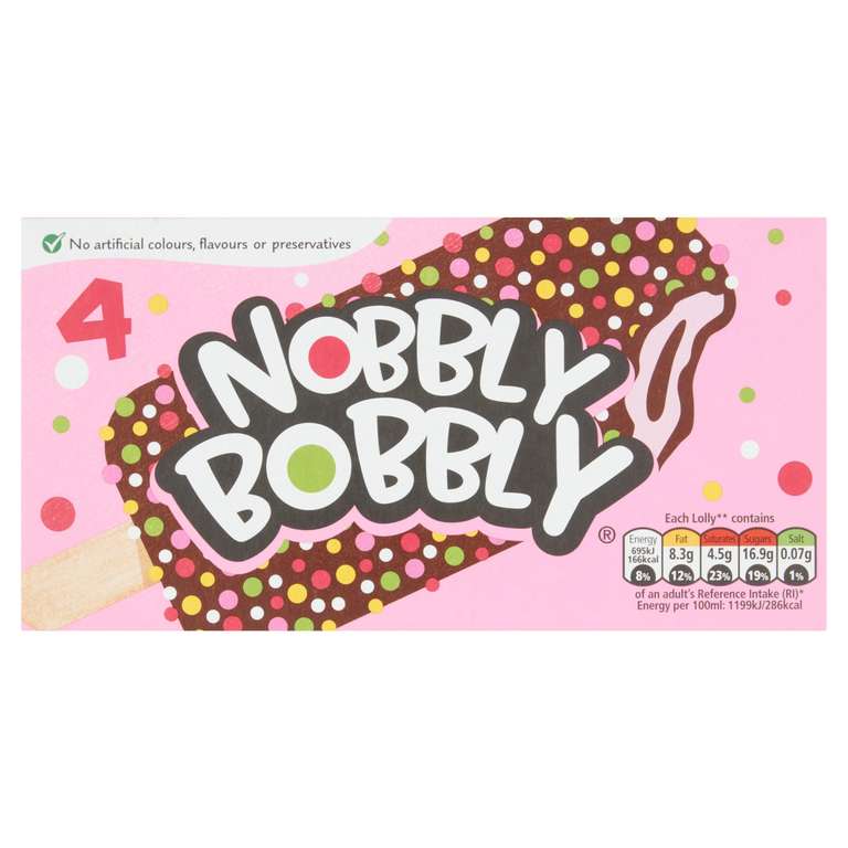 Thread Ice Nobbly Bobbly Strawberry & Chocolate Nobbly Ice Lolly 4 x 60ml | Hotukdeals