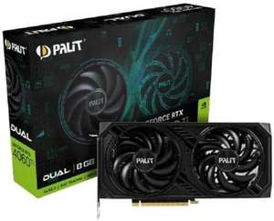 Palit GeForce RTX 4060 Ti Dual 8GB Graphics Card with code - ebuyer