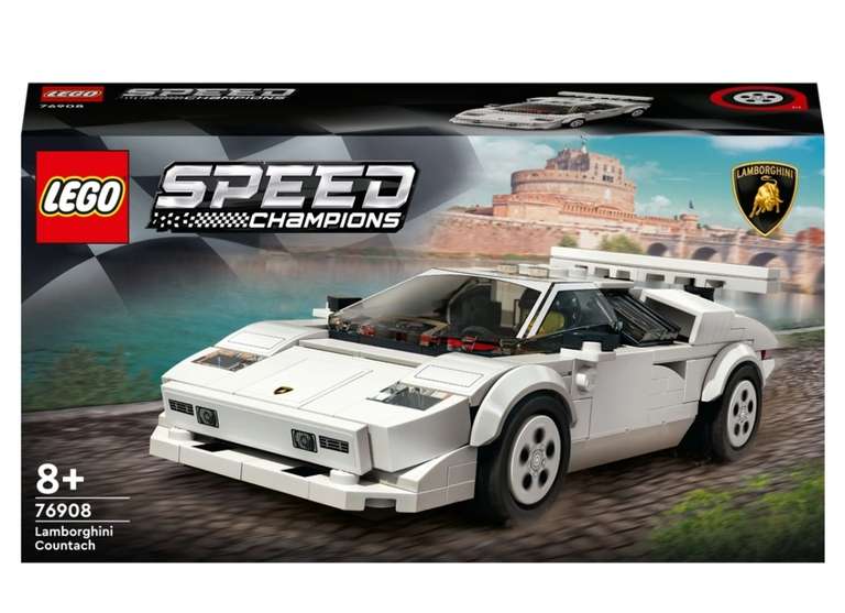 LEGO Speed Champions 76911 007 Aston Martin DB5 £13.99 / 76908 Lamborghini Countach Race Car £13.99 - Free Collection @ Smyths