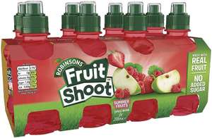 Robinsons Fruit Shoot Fruit Juice Summer Fruits, 8x200ml £2.00 / £1.80 Subscribe & Save + 20% Voucher on 1st S&S @ Amazon