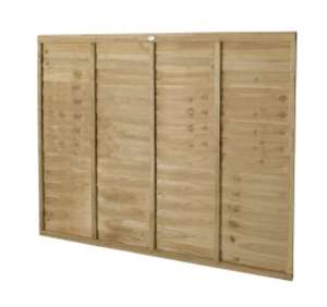 Super Lap Fence Panel Pressure Treated 6ft x 5ft (1.83m x 1.52m) - Free Collection Only