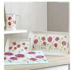 Poppy Tray Set + Free Bracelet Watch With Code £6 Delivered @ Damart