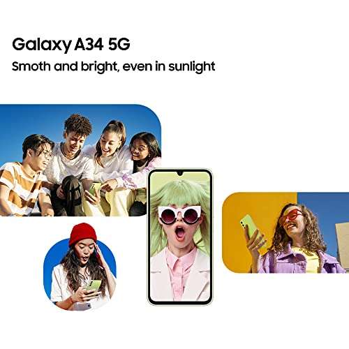 Samsung Galaxy A34 5G mobile 6.6 Inch screen 128GB 3Y Extended Warranty £310 sold & dispatched by Bulk Phone Deals - Amazon