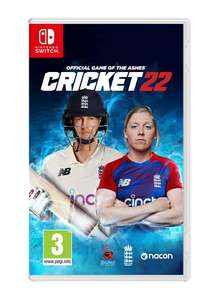 Cricket 22 - The Official Game of The Ashes (Nintendo Switch) £41.95 at Amazon EU