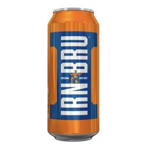 Irn bru and extra version 500ml can - 50p @ Poundland Wheatley Hall Road, Doncaster