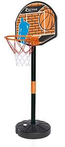 Simba Smoby 107407609 Kids Basketball Hoop & Stand | Adjustable to 160cm | 24cm Basket with Net plus 16cm Ball | Ages 4+ - £14.99 @ Amazon