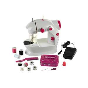 Theo Klein 7901 Fashion Passion Children's Sewing Machine With Foot Pedal, 2 Speed Settings and Lots of Accessories