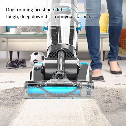 Vax Dual Power Pet Advance Carpet Cleaner | Dual Rotating Brushbars | Pre-treatment wand and Wash Hose - CDCW-DPXA, 2.7L