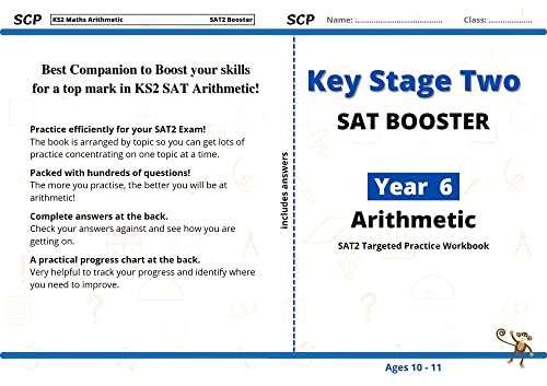 KS2 Maths SAT Booster Arithmetic Year 6 for the 2023 tests includes answers thrillers Kindle Edition - Free @ Amazon