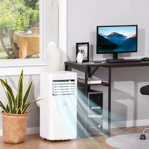 Used HOMCOM 9000 BTU Portable Air Conditioner for Cooling Dehumidifier Fan White w/code sold by valuliving (UK Mainland)