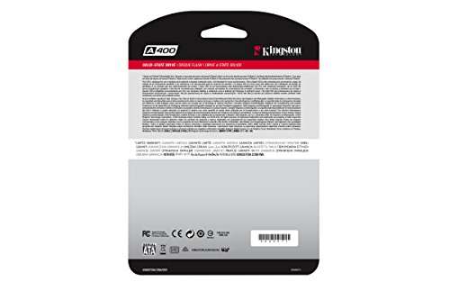 Kingston A400 SSD Internal Solid State Drive 2.5" SATA Rev 3.0, 480GB - SA400S37/480G - £27-98 Delivered @ Amazon