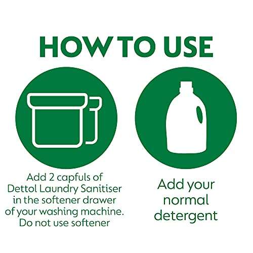 Dettol Antibacterial Laundry Cleanser 4x 1.5 Litre £12/£10.20 Subscribe & Save (£8.40 as first order with 15% off) @ Amazon