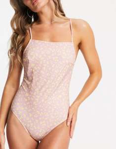 French Connection Swimsuit in Speckled Pink