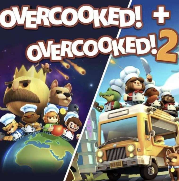 Overcooked! + Overcooked! 2 - (PS5/PS4)