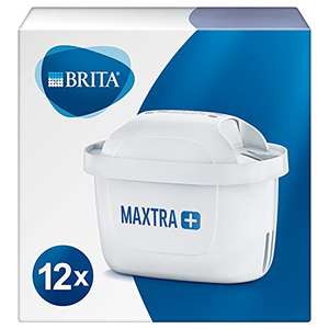 BRITA MAXTRA+ replacement water filter cartridges, compatible with all BRITA jugs 12 pack £47.25 @ Amazon / Sold by First Person Medical