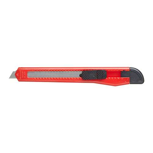 Fit For The Job 9mm Lockable Snap-Off Knife Utility Knife with Multi Position Push Button