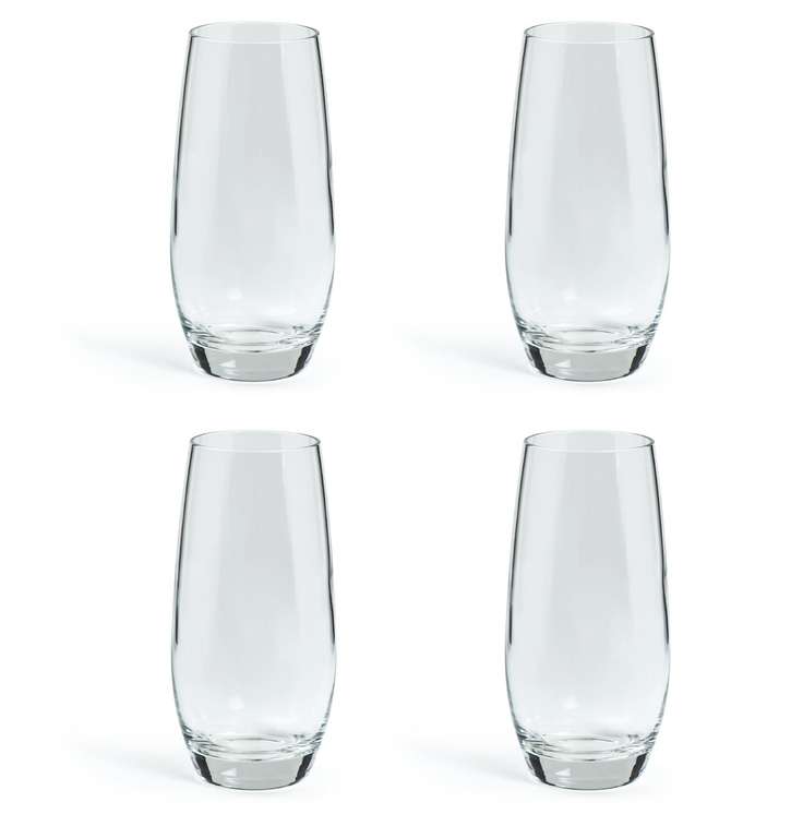 Habitat Portofino Set of 4 Hi Ball Glasses £4.75 click and collect @ Argos