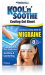 Kool 'n' Soothe Migraine Cooling Strips - 1 pack of 4 ( £1.57 or less with S&S)