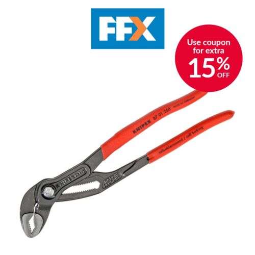 Knipex Cobra 250mm Water Pump Pliers £22.27 with code @ FFX Ebay