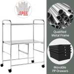 Yaheetech 4 Drawers Storage Trolley with 2 Shelves with voucher sold FB Yaheetech
