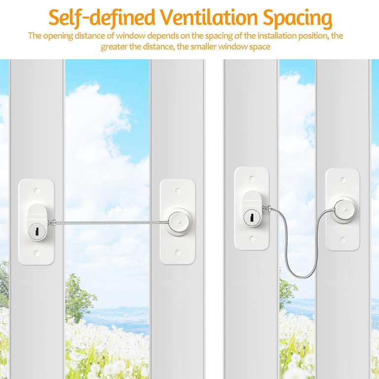 Window Locks for UPVC Windows – 2 Pack £3.96 at Amazon