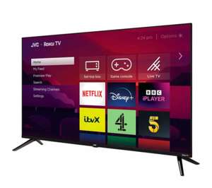 JVC LT-43CR330 Roku TV 43" Smart Full HD HDR LED TV