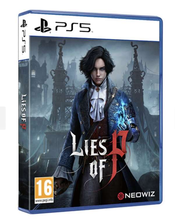 Lies of P PS5 with keyring and in game set