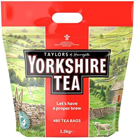 Yorkshire Tea 480 teabags for £9.50 @ Asda Shrewsbury