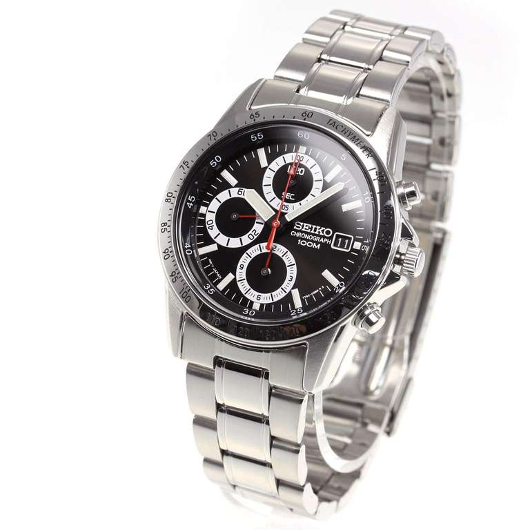 Seiko SND371PC Mens Chronograph 100m 38mm Watch - £90.57 Delivered