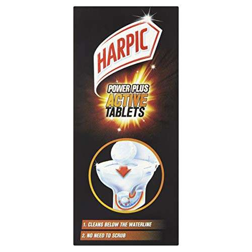 Harpic PowerPlus Active Tablets 8s - £3 at Amazon