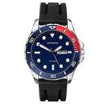 Sekonda Pepsi Colour Dive Style Blue Black Dial Rubber Strap Men’s Watch - £24.99 Sold by tictocwatches @ Amazon