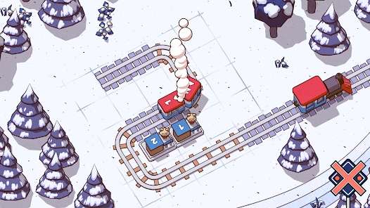 Railbound - Train inspired puzzle game for Android.