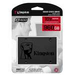 Kingston A400 SSD Internal Solid State Drive 2.5" SATA Rev 3.0, 960GB - SA400S37/960G - Sold by Ebuyer