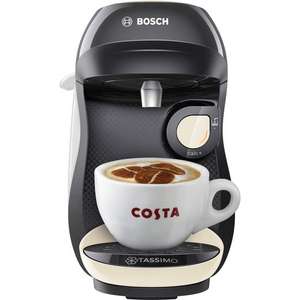 Tassimo by Bosch Happy TAS1007GB Pod Coffee Machine - Black / Cream £29 delivered (UK Mainland) @ AO