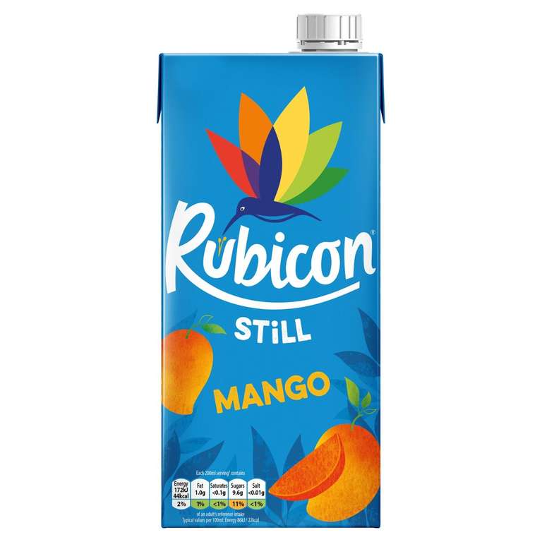 Rubicon Still Mango Juice 12 x 1 Litre for £ 9.58 instore (Members Only) @ Costco