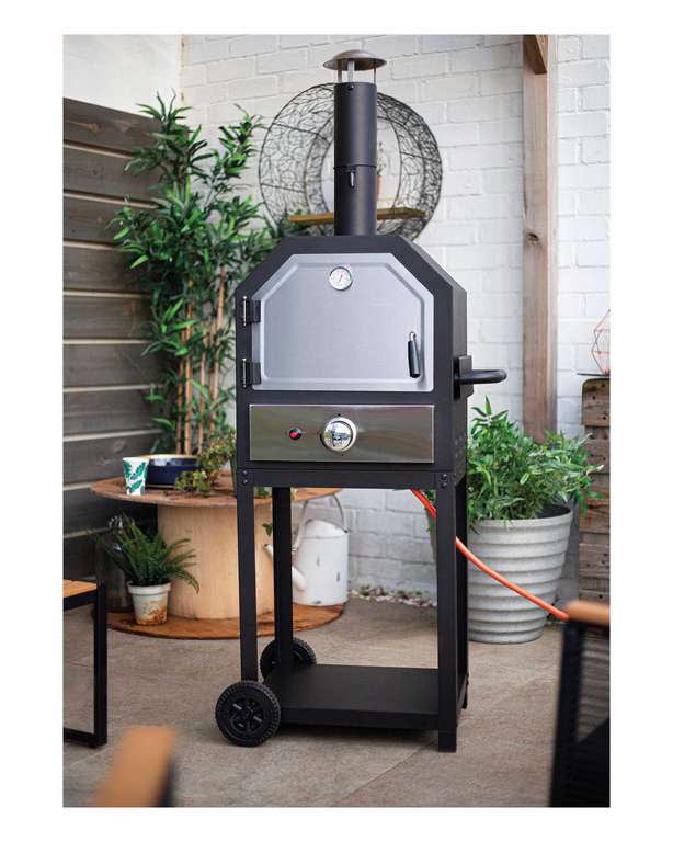 Gardenline Gas Pizza Oven with 3 Year Warranty £49.99 + £3.95 Delivery @ Aldi