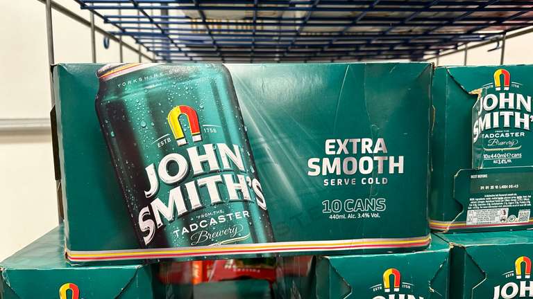 John Smiths Extra Smooth 10X440ml - Instore Horley