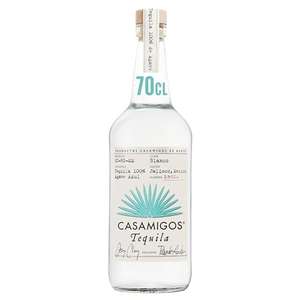 Casamigos Blanco Tequila | 40% vol | 70cl | Hints of Citrus | Vanilla & Sweet Agave | Crisp & Clean | Tequila Blanco | Made from Hand-Select