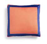 Habitat Velvet Block Patterned Cushion - Orange - 50x50cm - £4.80 + Free Click and Collect @ Argos
