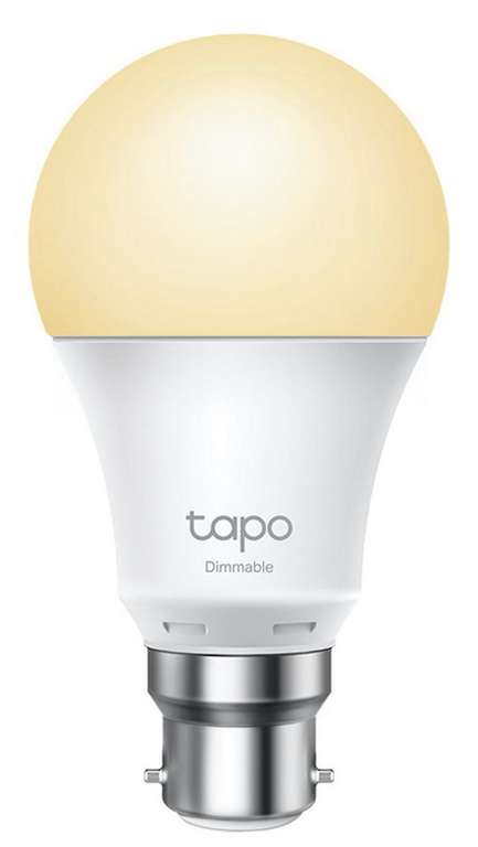 TP-Link Tapo L510B B22 White Dimmable Smart Wi-Fi Bulb - £6.99 (Free Click & Collect) @ Argos