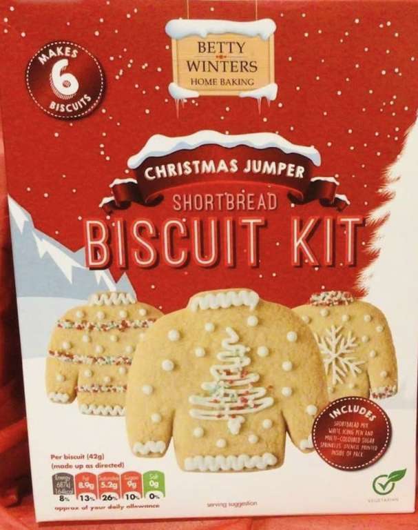 Betty Winters biscuit kit BB 28/2/23 10p @ B&M (Crosshands)