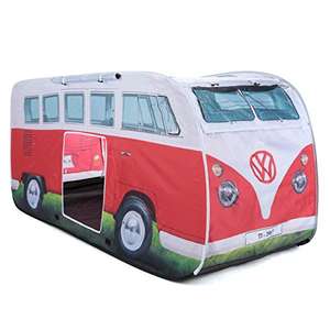 Volkswagen Camper Van Kids Pop Up Tent - Official VW UPF50+ Foldable Play Tent for Girls Boys - Multiple Colours